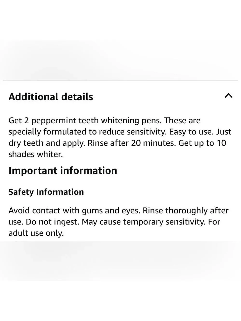 NIB/Sealed Smile Sciences Teeth Whitening Pens x2 Peppermint Flavor